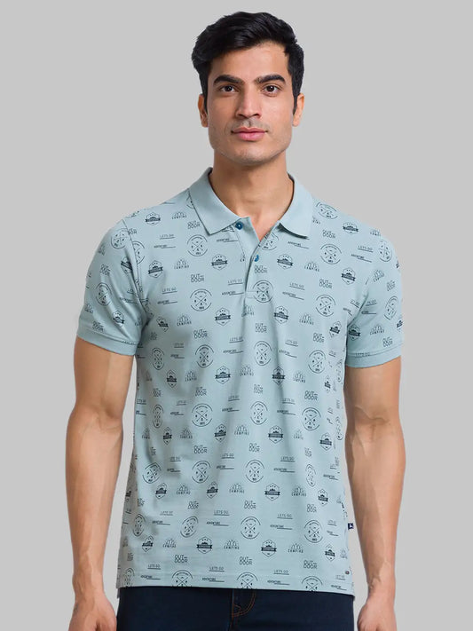 Men Regular Fit Yellow Polo