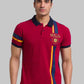 Men Regular Fit Blue T-Shirt