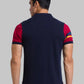 Men Regular Fit Blue T-Shirt