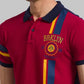 Men Regular Fit Blue T-Shirt