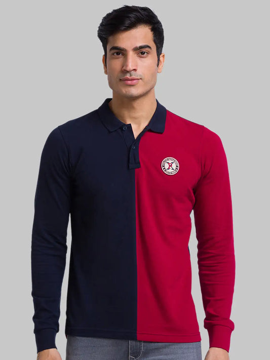 Men Regular Fit Green Polo