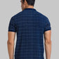 Men Regular Fit Blue T-Shirt
