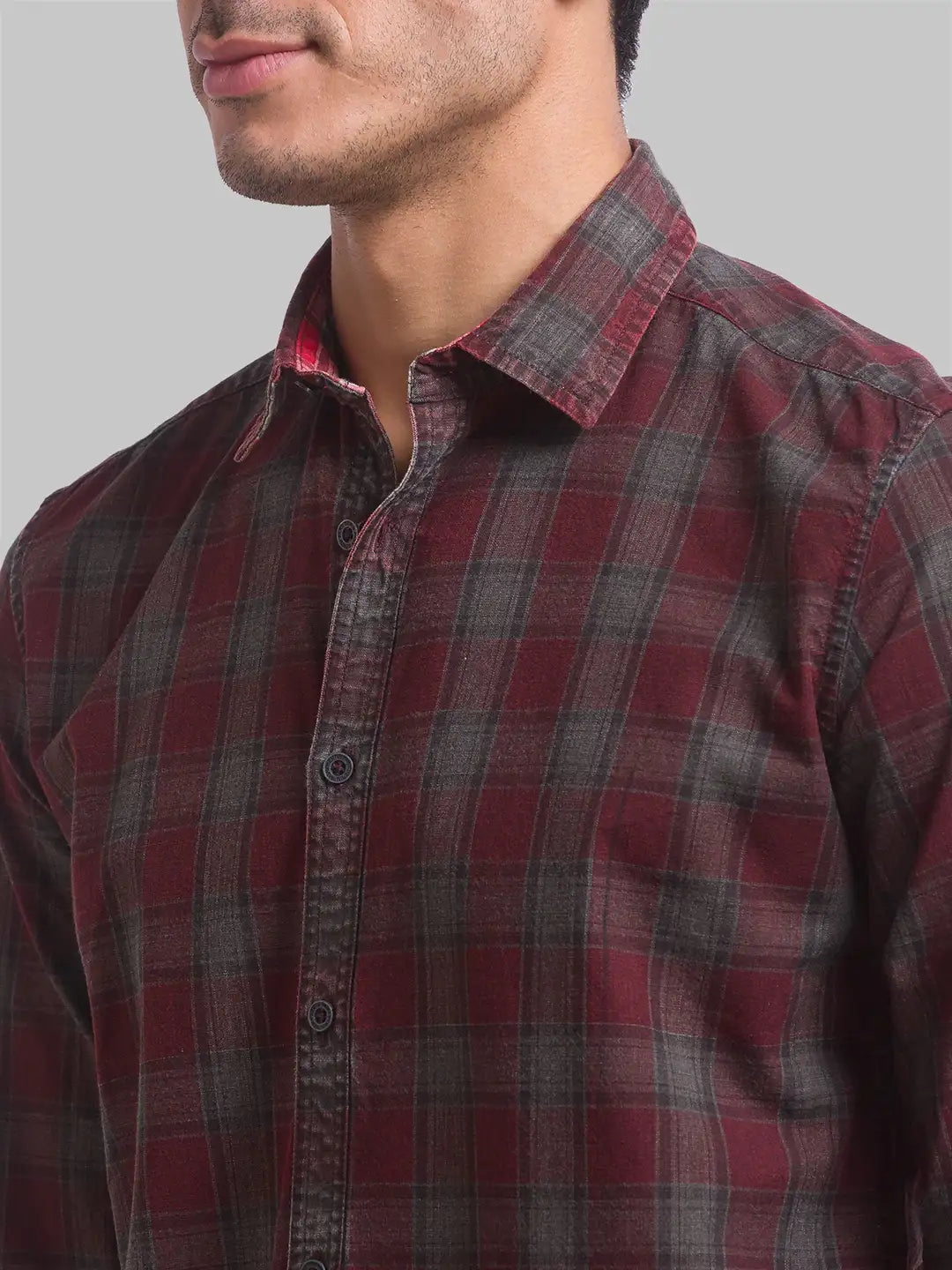 Men Slim Fit Light Blue Shirt