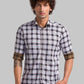 Men Slim Fit White Shirt