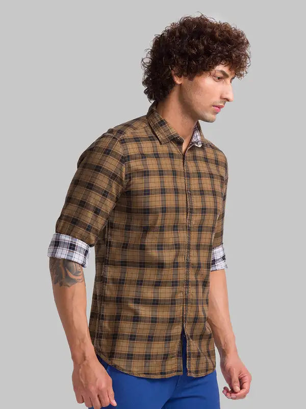 Men Slim Fit White Shirt