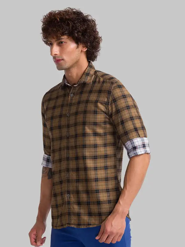 Men Slim Fit White Shirt