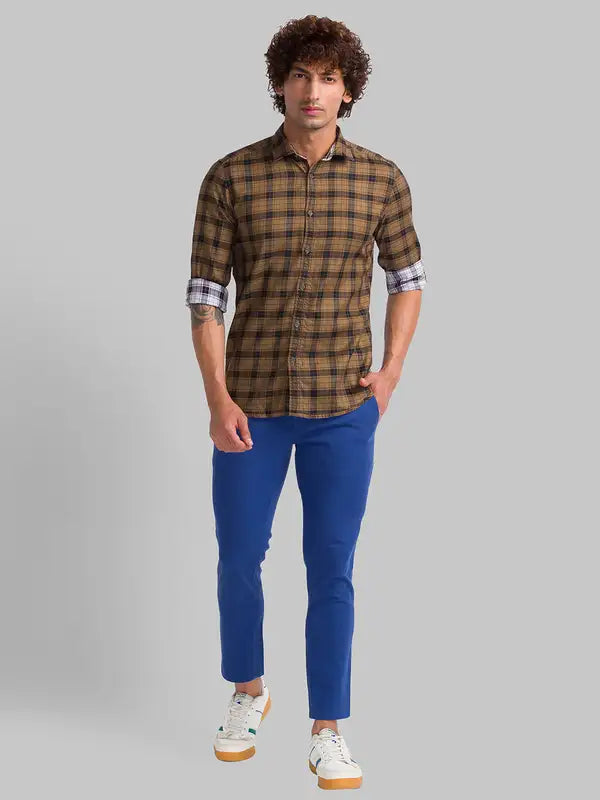 Men Slim Fit White Shirt