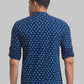 Men Slim Fit Blue Shirt