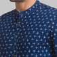Men Slim Fit Blue Shirt