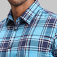 Men Slim Fit Dark Green Shirt