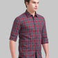 Men Slim Fit Violet Shirt