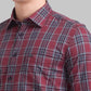 Men Slim Fit Violet Shirt