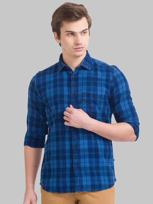 Men Slim Fit Fawn Shirt