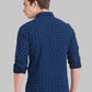 Men Slim Fit Dark Blue Shirt