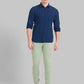 Men Slim Fit Dark Blue Shirt