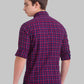 Men Slim Fit Dark Blue Shirt