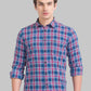 Men Slim Fit Dark Blue Shirt