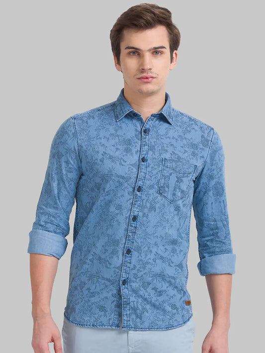 Men Slim Fit Medium Yellow Shirt