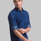 Men Slim Fit Dark Brown Shirt