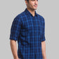 Men Slim Fit Blue Shirt