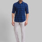 Men Slim Fit Blue Shirt