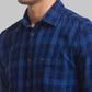 Men Slim Fit Blue Shirt