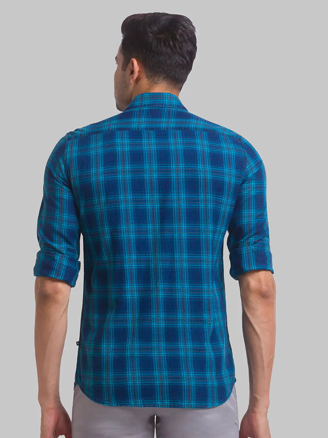 Men Slim Tapered Fit Blue Jeans
