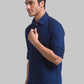 Men Tapered Fit Dark Blue Jeans