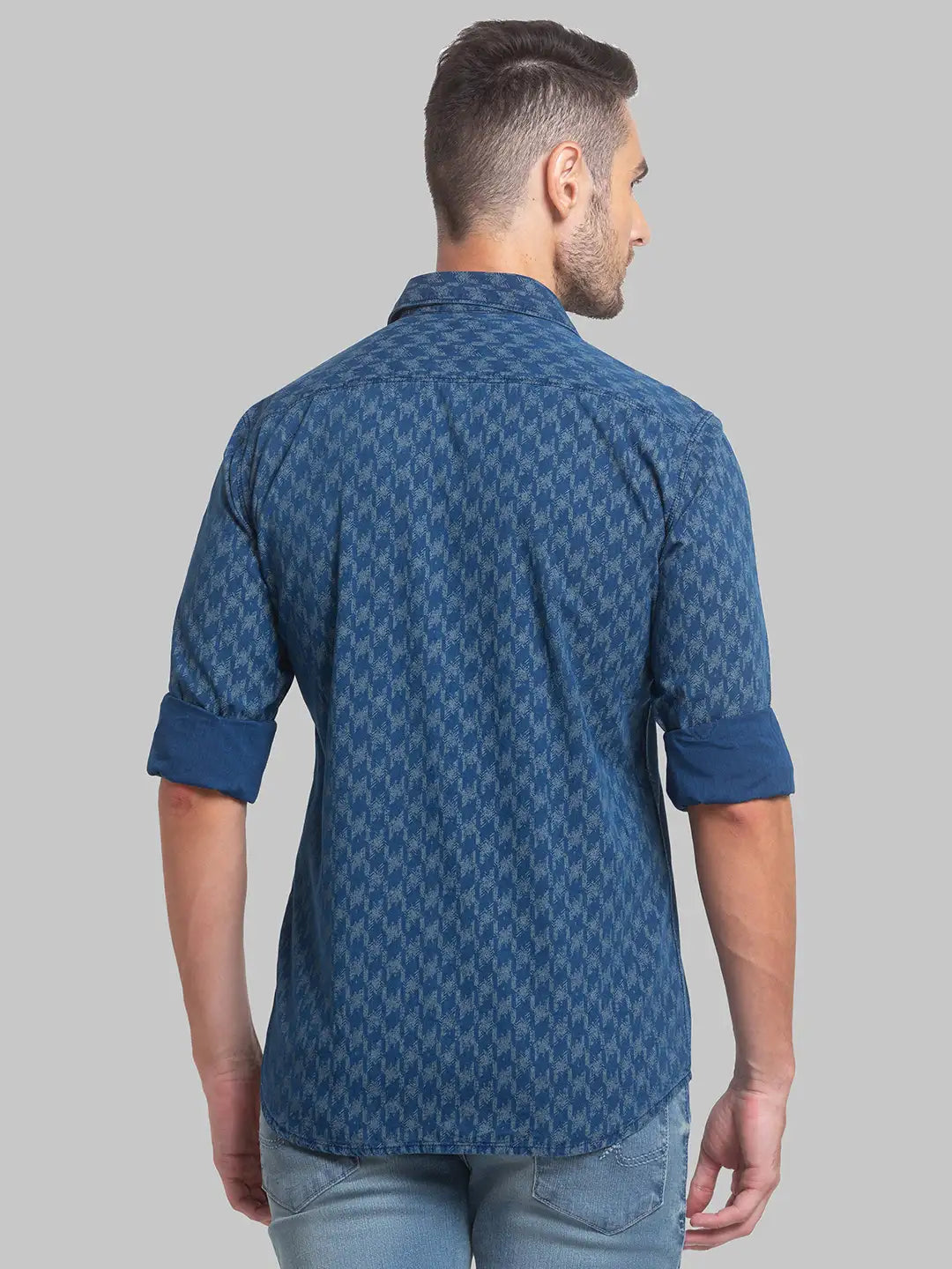 Men Slim Fit White Shirt