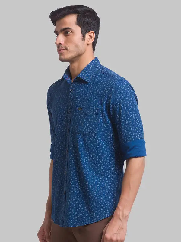 Men Slim Fit Black Shirt
