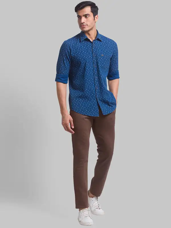 Men Slim Fit Black Shirt