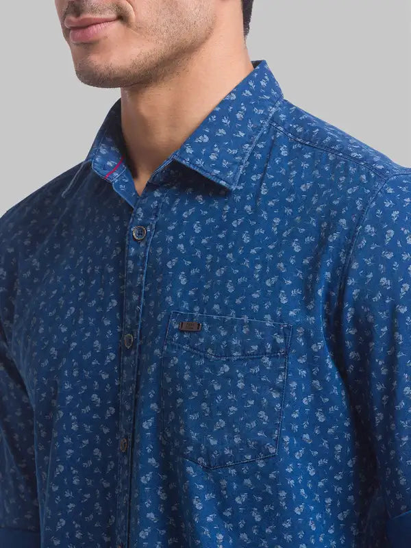 Men Slim Fit Black Shirt