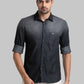 Men Slim Fit Blue Shirt