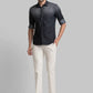 Men Slim Fit Blue Shirt