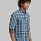 Men Slim Fit Blue Shirt