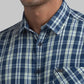 Men Slim Fit Blue Shirt