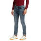 Men Skinny Fit Dark Blue Jeans