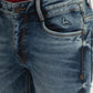 Men Skinny Fit Dark Blue Jeans