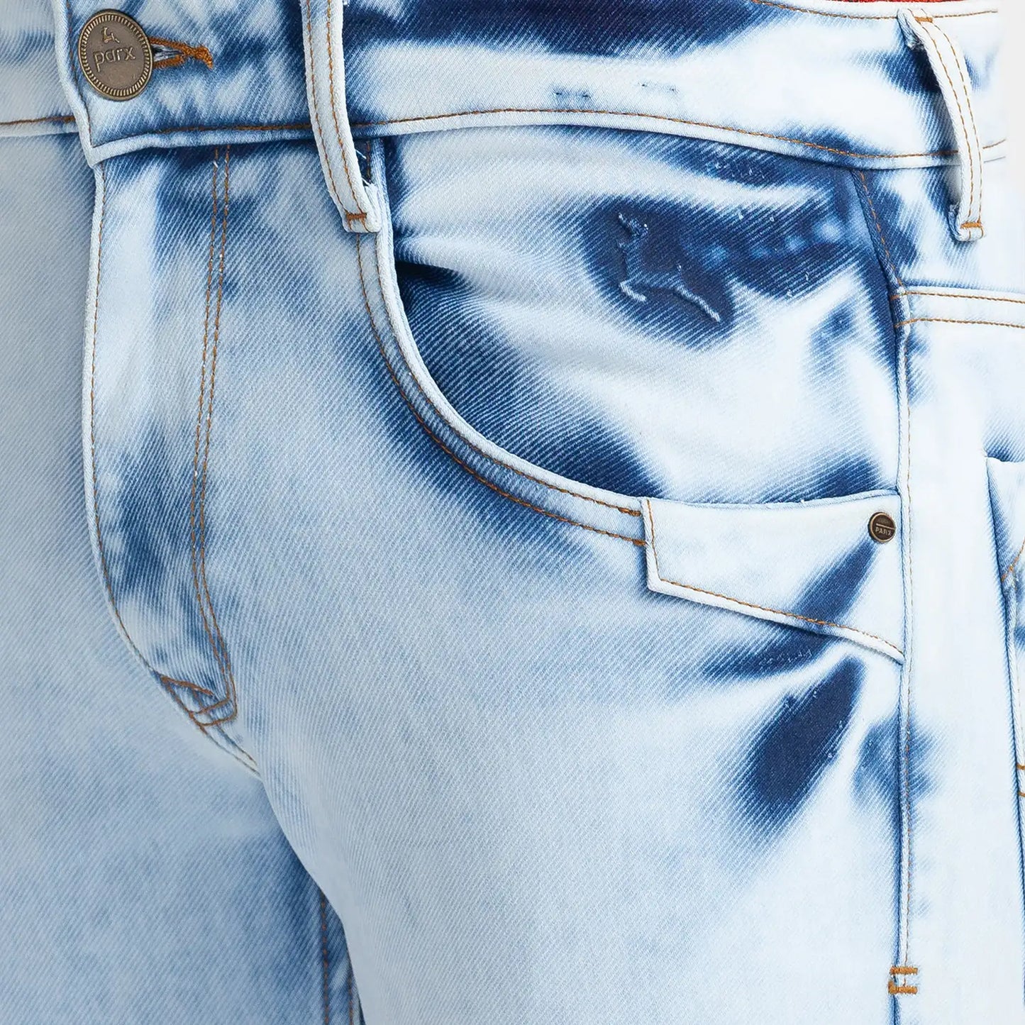 Men Skinny Fit Dark Blue Jeans