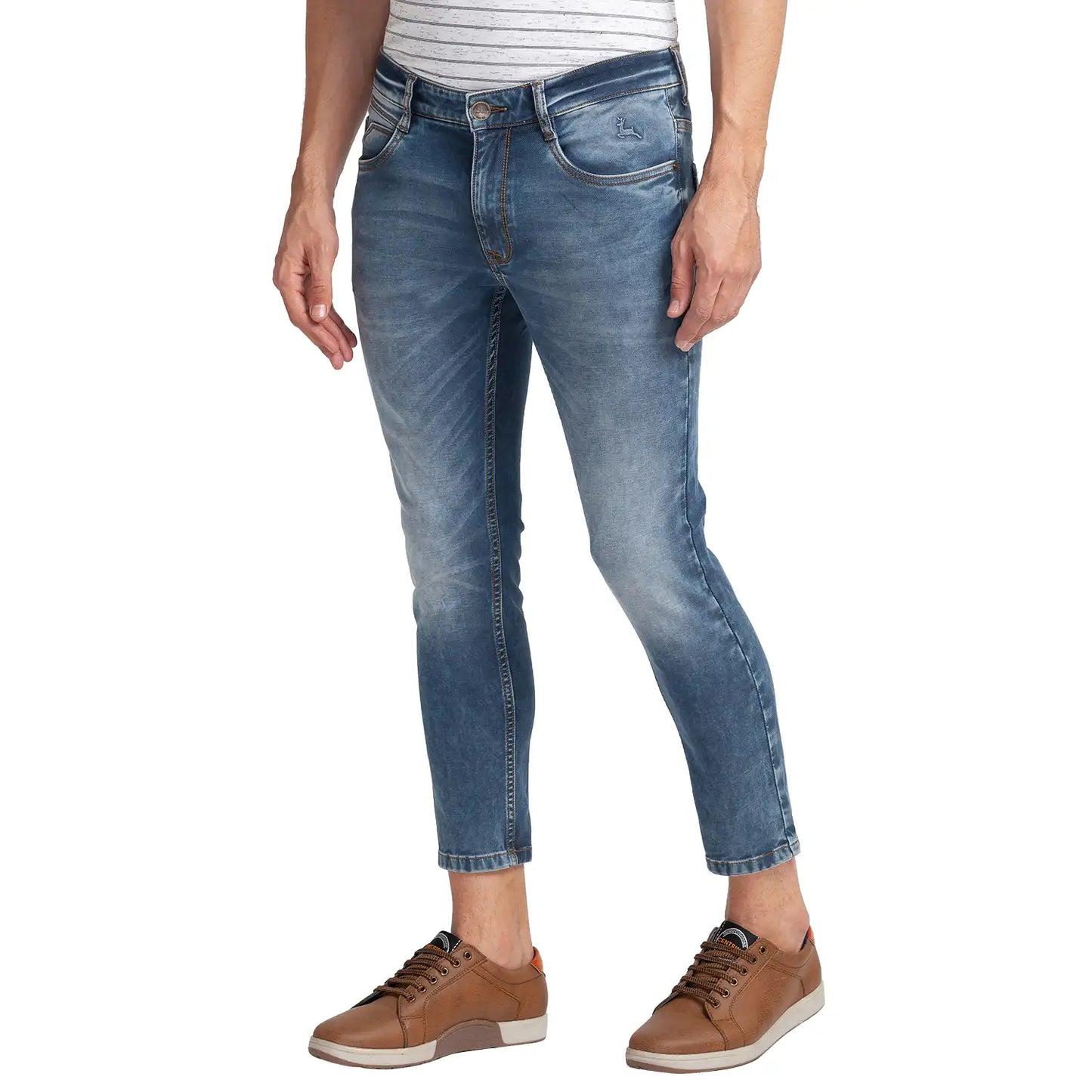 Men Regular fit Dark Blue Jeans
