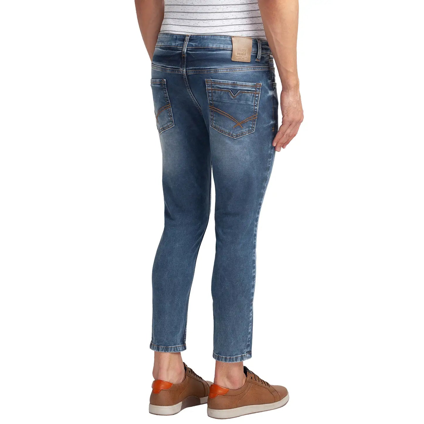 Men Regular fit Dark Blue Jeans
