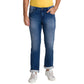 Men Tapered Fit Dark Blue Jeans