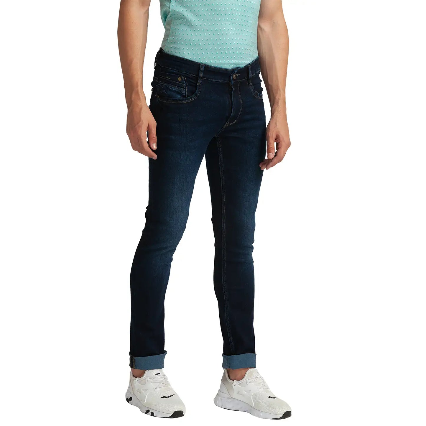 Men Tapered Fit Light Blue Jeans