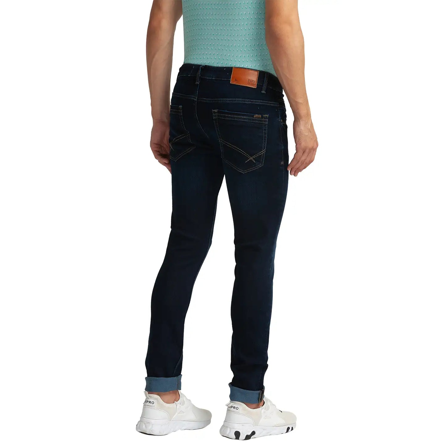 Men Tapered Fit Light Blue Jeans