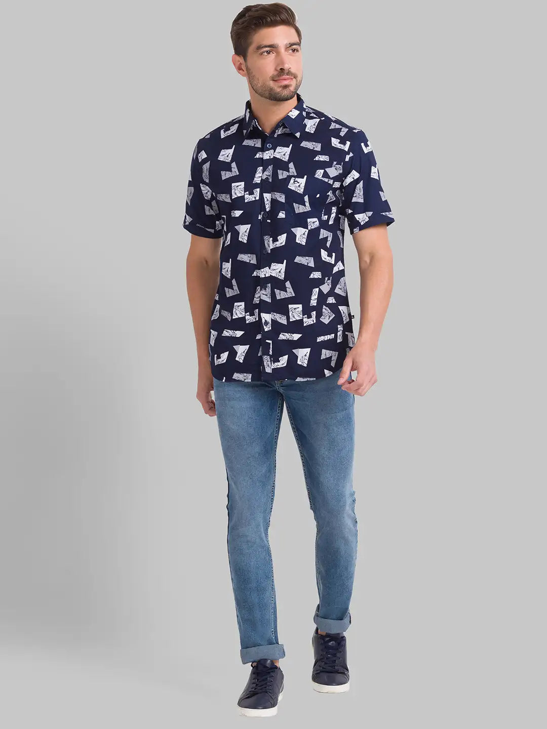 Men Skinny Fit Blue Jeans