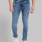 Men Tapered Fit Blue Jeans