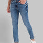 Men Tapered Fit Blue Jeans