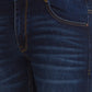 Men Tapered Fit Dark Blue Jeans