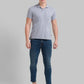 Men Skinny Fit Medium Blue Jeans