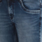 Men Skinny Fit Fancy Blue Jeans